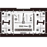 增強型ISO12233標準分辨率測試卡（0.5倍、1倍、2倍、4倍、8倍）4000線
